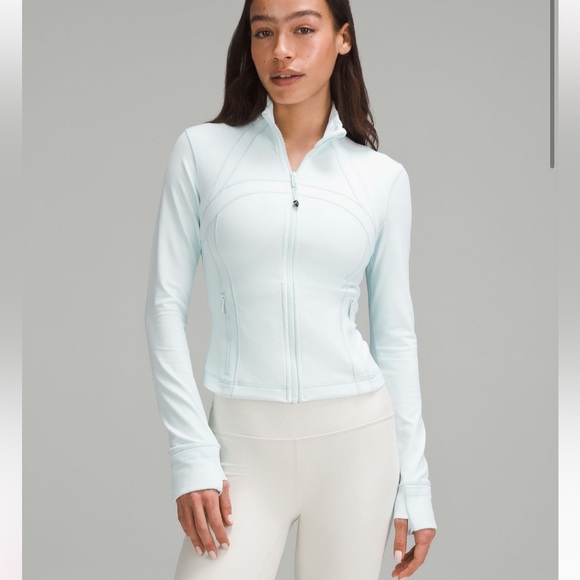 Define cropped nulu jacket in ‘sheer blue’ - Picture 1 of 1